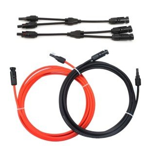 10FT Solar Extension Cable with Connectors and Y Adaptor