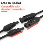 10FT Solar Extension Cable with Connectors and Y Adaptor