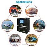 100A MPPT Solar Charge Controller with LCD Display