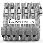 Apple MFi Certified iPhone Charger 6-Pack