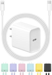 20W PD Fast Charger with 6FT USB-C Cable