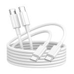 6ft USB-C to USB-C Fast Charging Cable 2-Pack