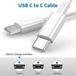 6ft USB-C to USB-C Fast Charging Cable 2-Pack