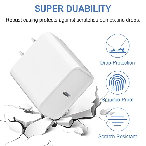 20W PD Fast Charger with 6FT USB-C Cable