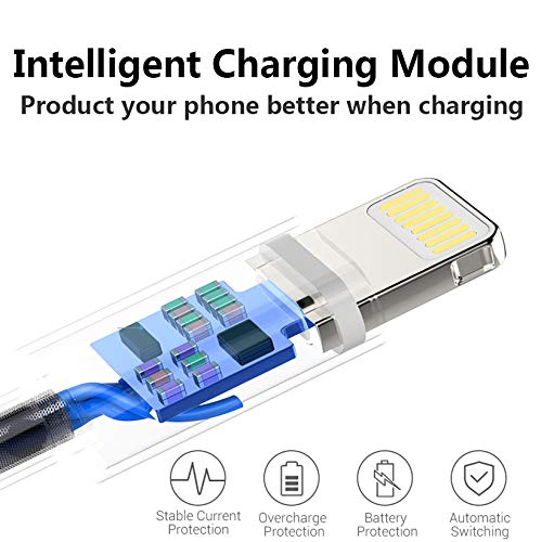 4-Pack Apple MFi Certified Lightning to USB Cables
