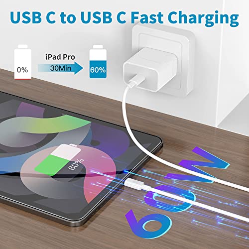 6ft USB-C to USB-C Fast Charging Cable 2-Pack