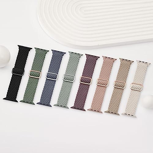 Braided Stretchy Solo Loop for Apple Watch Bands
