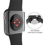 Misxi 2-Pack PC Case & Tempered Glass for Apple Watch