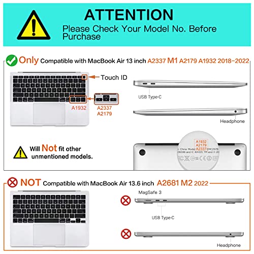 MOSISO MacBook Air 13" Case and Accessories Bundle