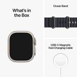 Apple Watch Ultra 49mm Titanium, Midnight Ocean Band