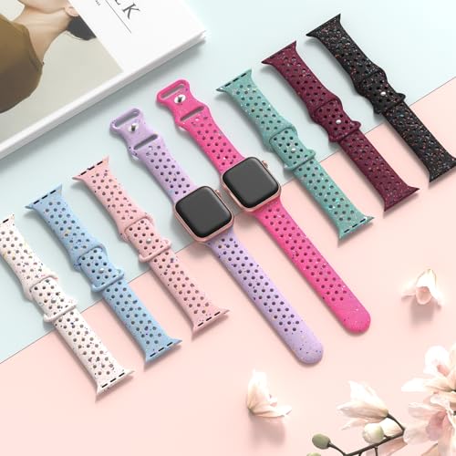 Breathable Sport Silicone Band for Apple Watch