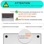 MOSISO Pink Hard Case for MacBook Air 13