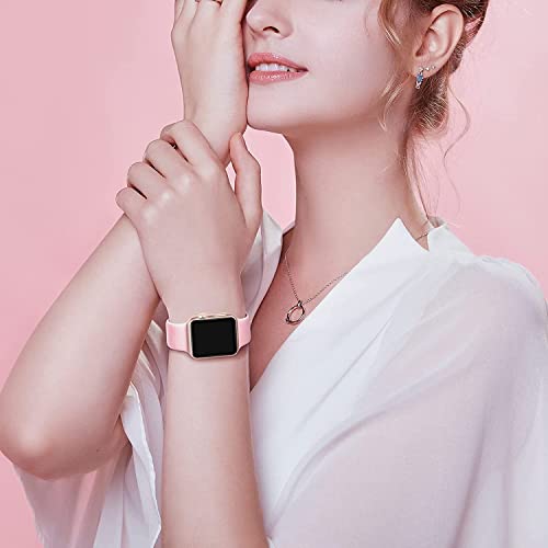 6 Pack Silicone Sport Bands for Apple Watch