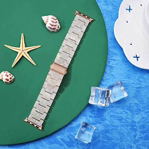 V-MORO Aurora White Apple Watch Resin Band