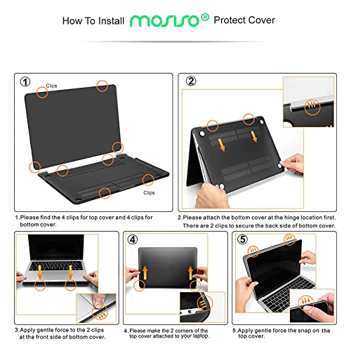 Matte Black Hard Shell Case for MacBook Pro 13