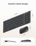 Rechargeable Bluetooth Keyboard and Mouse for Mac