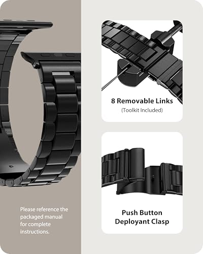 Stainless Steel Apple Watch Band with Case