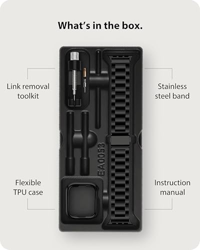 Stainless Steel Apple Watch Band with Case