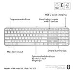 Logitech MX Keys S Wireless Keyboard for Mac