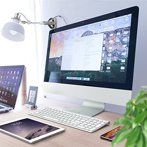 iClever BK10 Multi-Device Bluetooth Keyboard with Number Pad