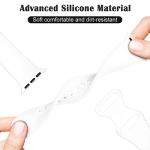 TreasureMax Soft Silicone Sport Band for Apple Watch