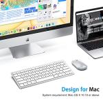 OMOTON Compact Bluetooth Keyboard for Mac Devices