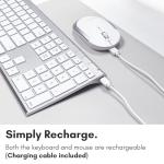 Macally Bluetooth Keyboard and Mouse Combo for Mac