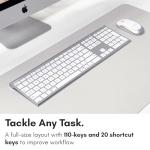 Macally Bluetooth Keyboard and Mouse Combo for Mac