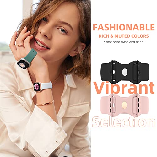 Maledan 6-Pack Silicone Sport Bands for Apple Watch