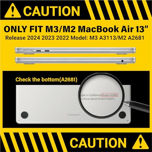 IBENZER Crystal Clear 13-inch MacBook Air Case