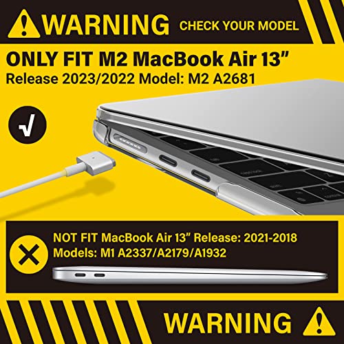 IBENZER Crystal Clear 13-inch MacBook Air Case