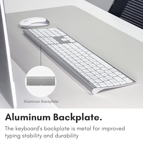 Macally Bluetooth Keyboard and Mouse Combo for Mac