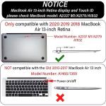 Miwasion MacBook Air 13" Case with Keyboard Protectors