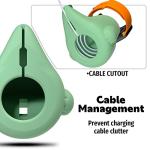 Mint Green Dinosaur Charger Stand for Apple Watch