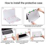 Miwasion MacBook Air 13" Case with Keyboard Protectors