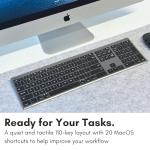 Macally Wireless Bluetooth Keyboard for Mac & iOS