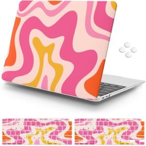 iCasso Pink Abstract Wave Case for MacBook Air 13