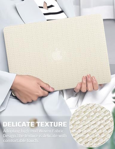 Elegant Beige MacBook Air 13" Case & Keyboard Cover