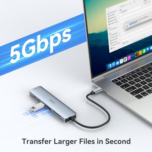 MOKiN 7-in-1 USB-C Hub for MacBook/Air