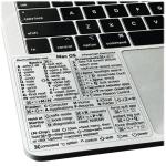Mac OS Shortcut Stickers for MacBook Laptops