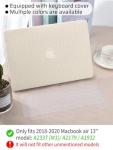 Elegant Beige MacBook Air 13" Case & Keyboard Cover