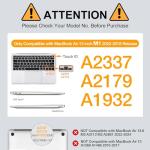 Transparent Hard Shell Case for MacBook Air 13