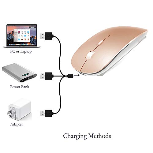 KLO Rose Gold Bluetooth Mouse for Mac Devices