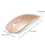 KLO Rose Gold Bluetooth Mouse for Mac Devices