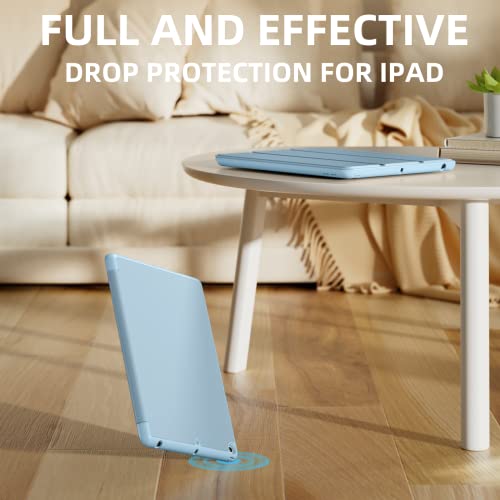 Sky Blue iPad 10.2" Case with Pencil Holder