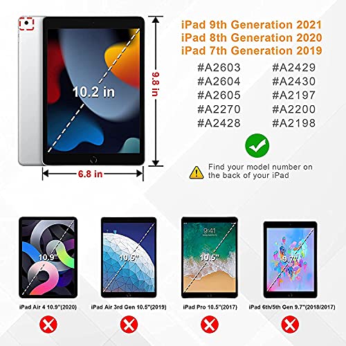 BMOUO Kids Case for iPad 10.2" - Blue