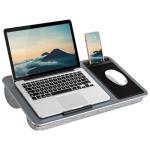 LAPGEAR Silver Carbon Lap Desk for Laptops