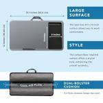 LAPGEAR Silver Carbon Lap Desk for Laptops