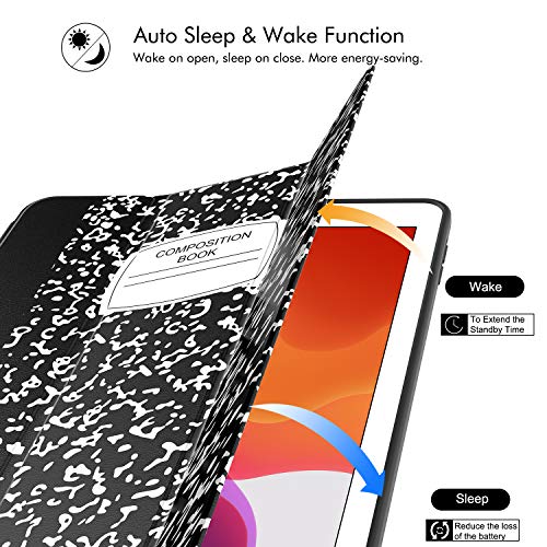 Soke iPad 10.2 Case with Pencil Holder - Black