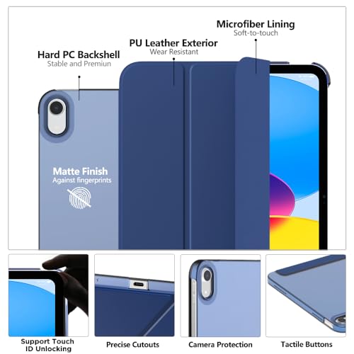 MoKo Slim Case for iPad 10th Gen 2022